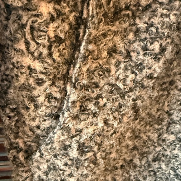 Cozy Italian Hooded Knit Coat Size Large - Picture 5 of 7